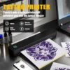 Wireless Portable 8-Inch Thermal Tattoo Printer Includes Transfer Sheets - for Smartphones, PCs, Home, Travel, Office & Creative