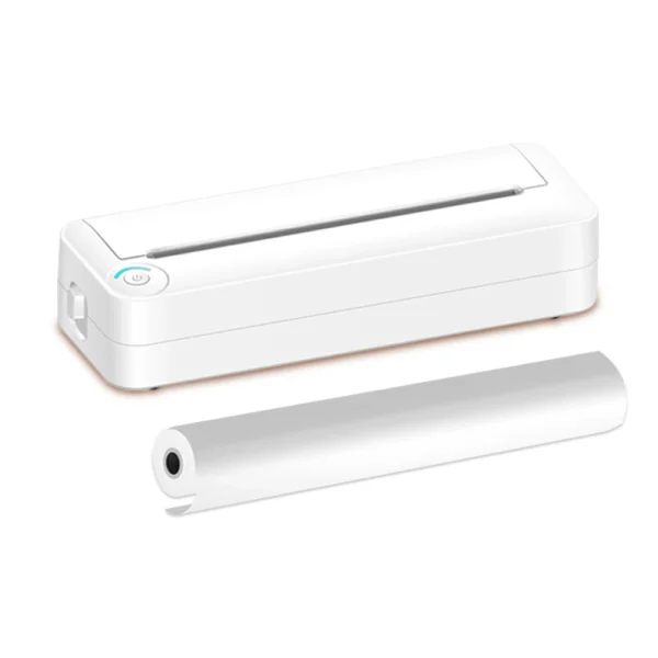 A4 Paper Printer Thermal Printing Wireless BT Mobile Photo Printer Support 210mm Wide for Outdoor Travel Home Office Printing