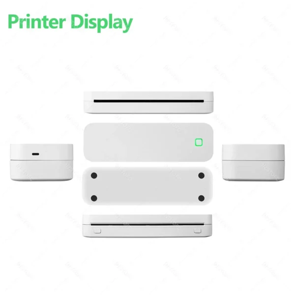 Inkless A4 Portable Thermal Printer Supports A40 Thermal Paper Bluetooth Wireless Mobile Travel Printers for Car & Office Use - Image 5